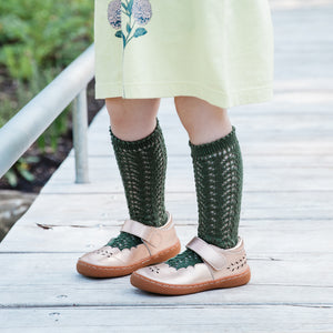 Crochet Folklore Knee Socks, Amazonia