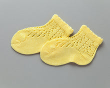Crochet Ankle Socks, Dandelion